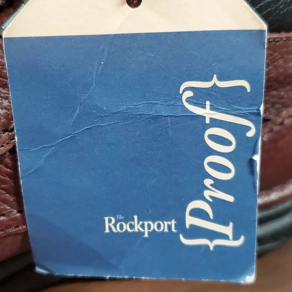 NEW NWT Deadstock 1995 Rockport Men's ProWalker Brown Boots Men 6 Ladies 8 MWT51